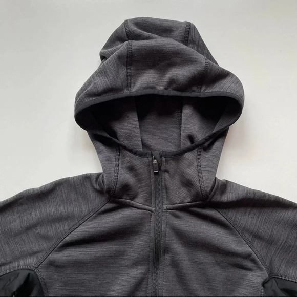 H&M Sport Fitted Fleece Gym Jacket in Dark Grey Marl Athletic Sportswear Size S - Picture 7 of 14